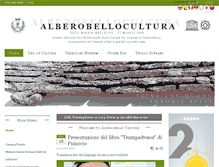 Tablet Screenshot of alberobellocultura.it